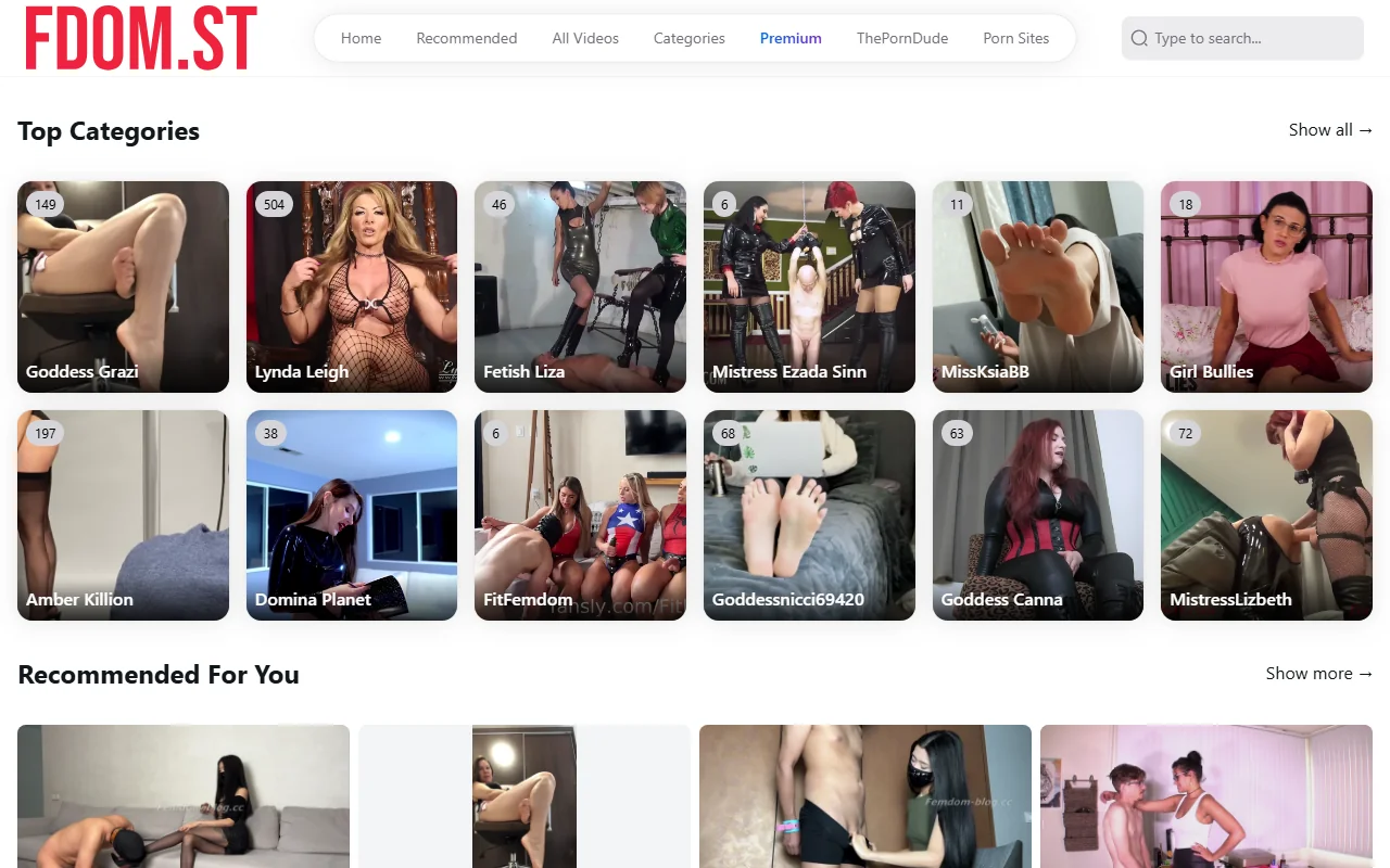 Screenshot of Fdomst Website Review